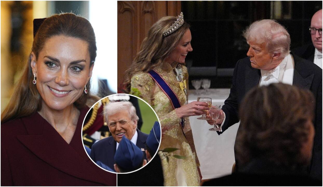 Paviešintas pirmasis pokalbis: Trumpas akylai nužiūrėjo Katę Middleton?