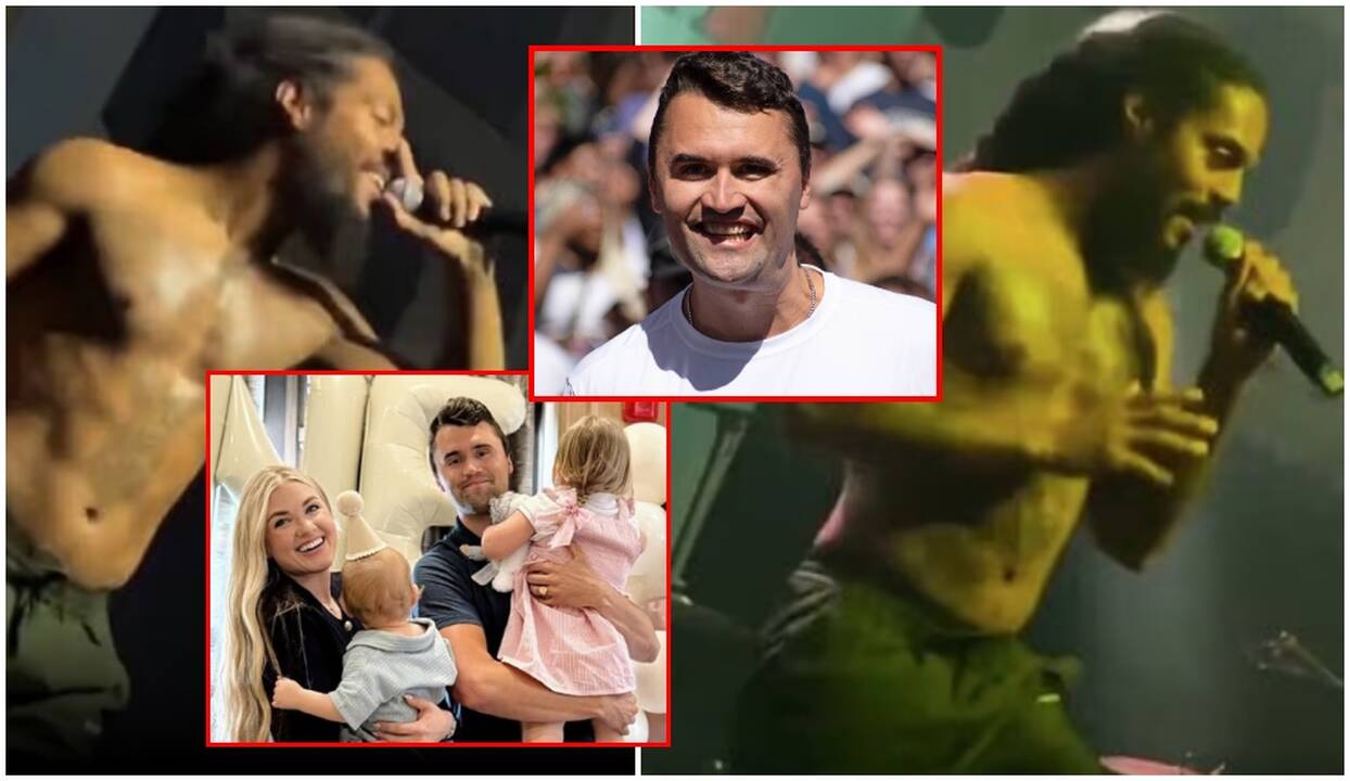 Koncerte – atlikėjo patyčios ir džiaugsmas dėl Charlie Kirko mirties: ilsėkis ramybėje, š*do gabale