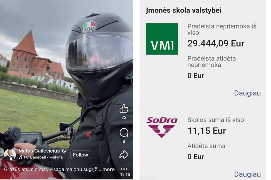 Vietoje skolos grąžinimo valstybei – naujas prabangus motociklas