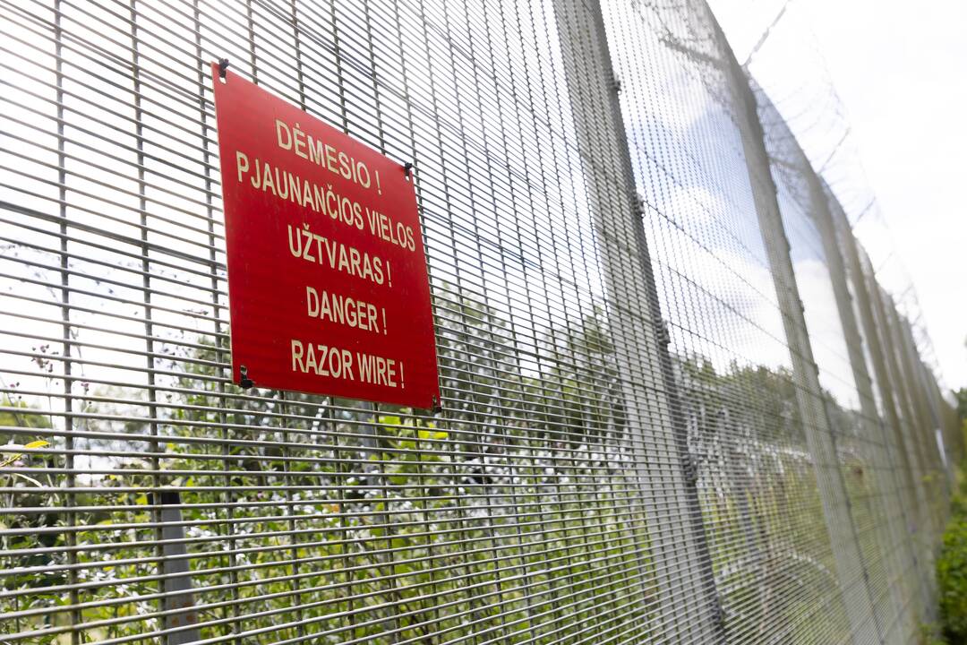 Pasienyje su Baltarusija agpręžti šeši migrantai