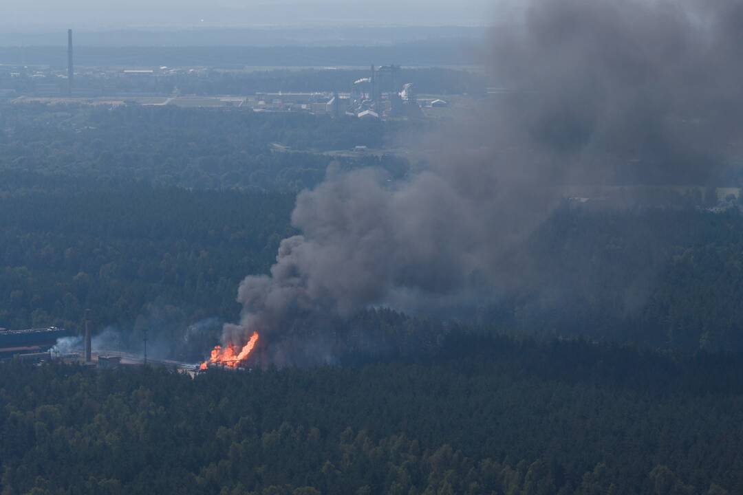 Dujų pilstymo stotyje Vilniuje nugriaudėjo sprogimas