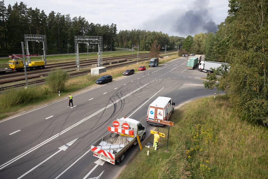 Dujų pilstymo stotyje Vilniuje nugriaudėjo sprogimas