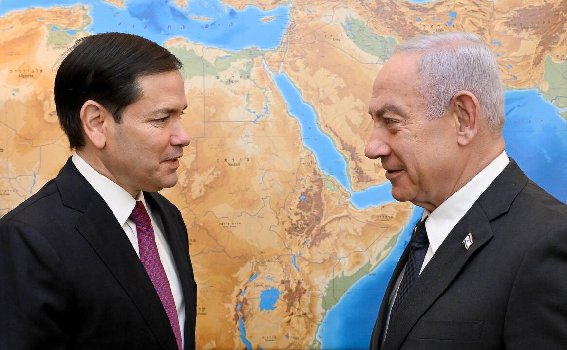 Marco Rubio pažadėjo Izraeliui „nepalaužiamą paramą“