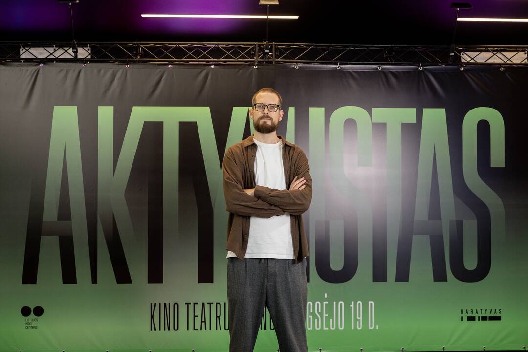 Romo Zabarausko kino filmo „Aktyvistas“ premjera Kaune