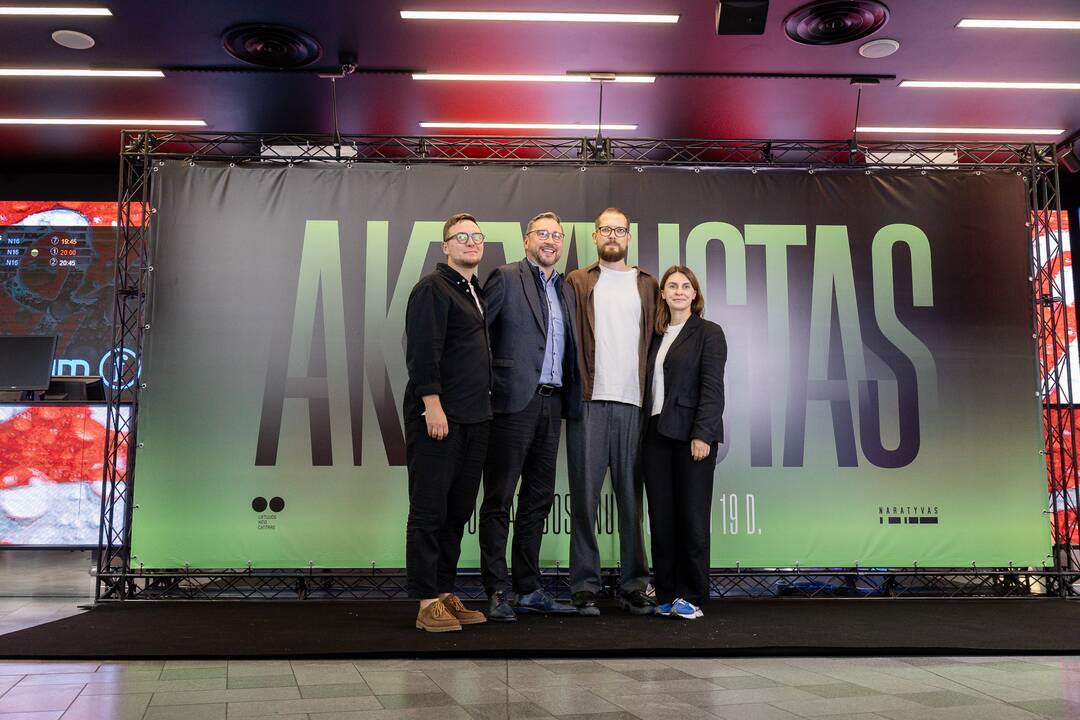 Romo Zabarausko kino filmo „Aktyvistas“ premjera Kaune