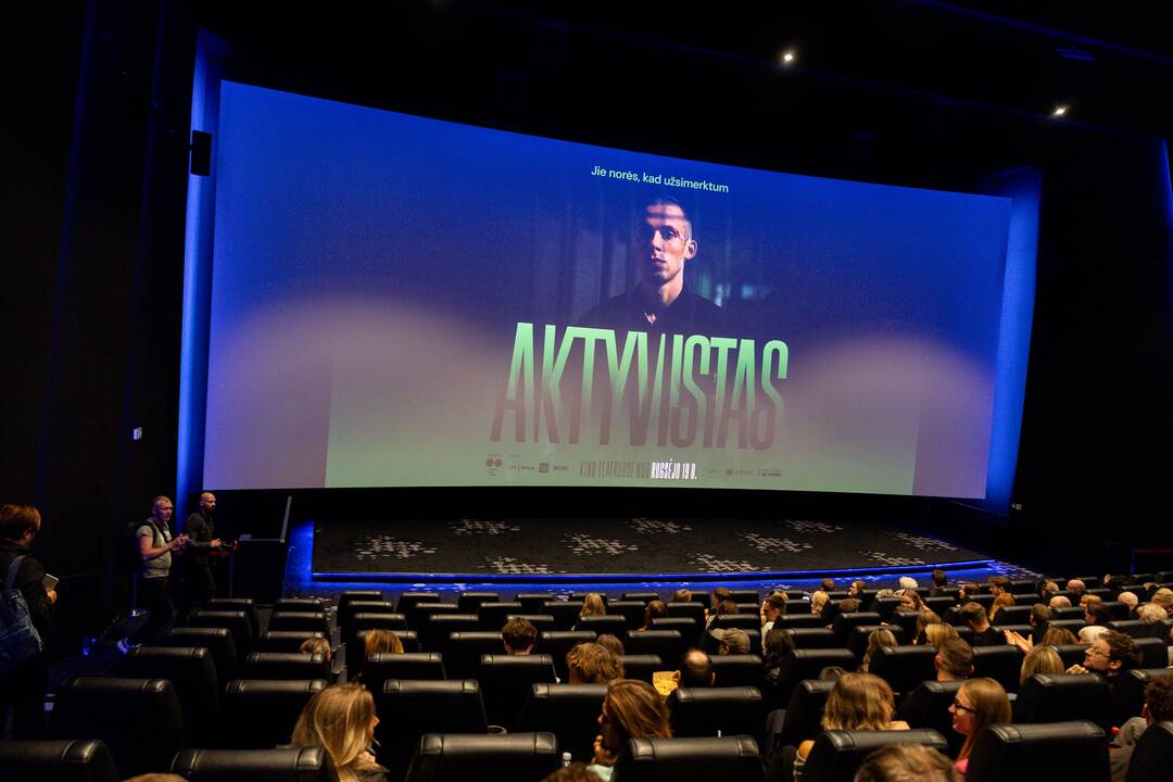 Romo Zabarausko kino filmo „Aktyvistas“ premjera Kaune