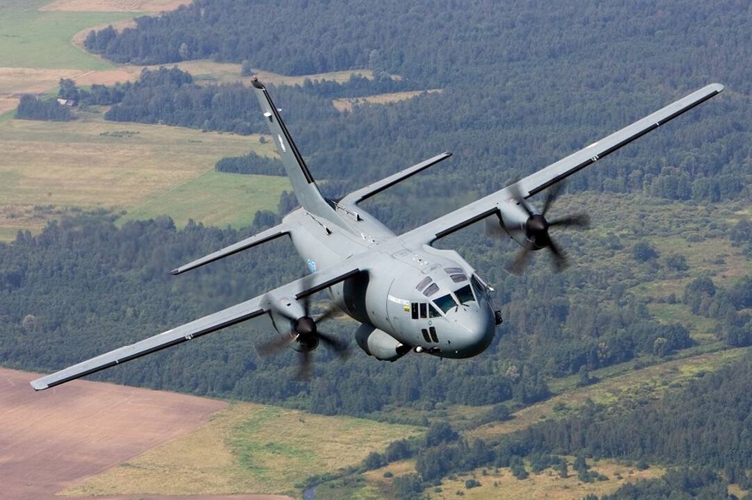 Karinių oro pajėgų orlaivis C-27J „Spartan“. 
