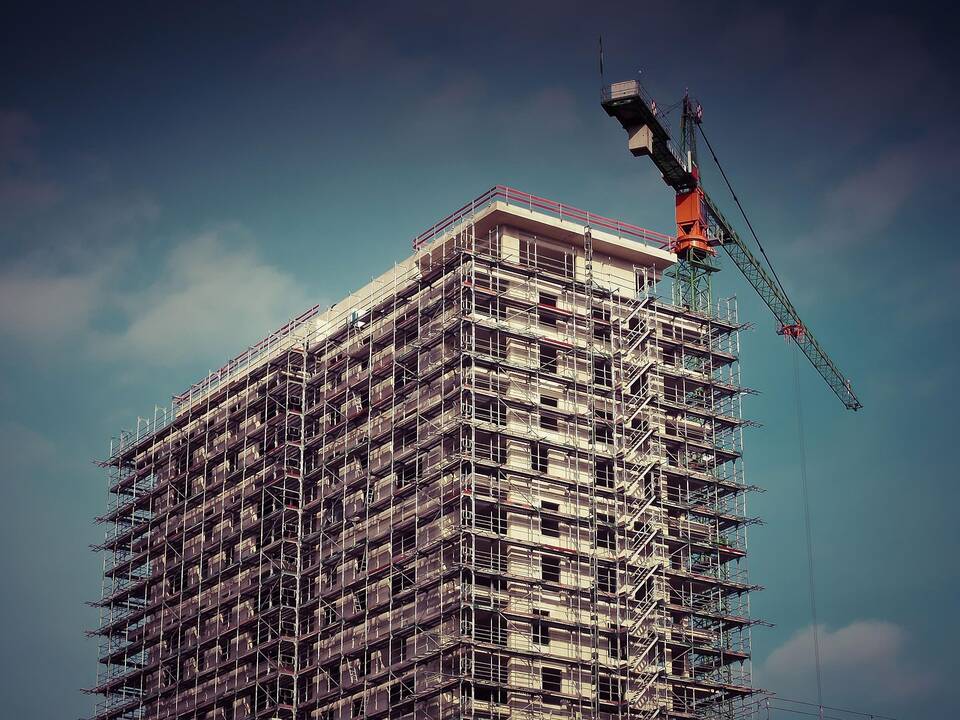 Euro zonos statybų sektorius liepą per metus augo 3,2 procento