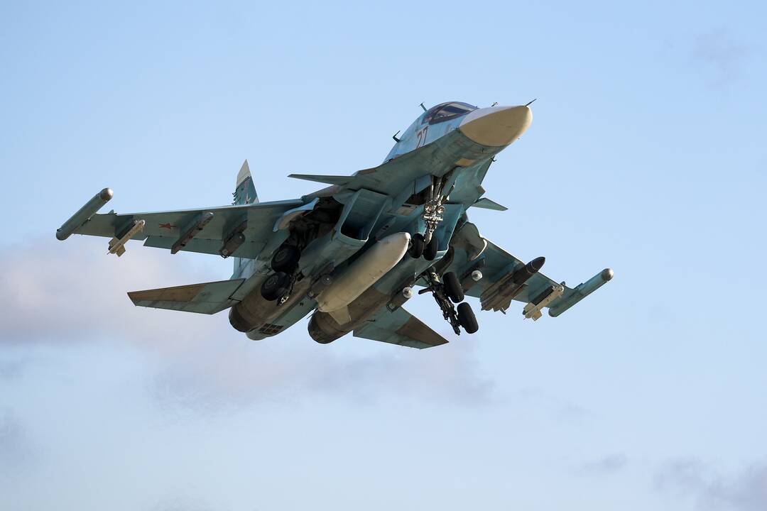 Ukrainos pajėgos Zaporižios srityje numušė Rusijos naikintuvą Su-34