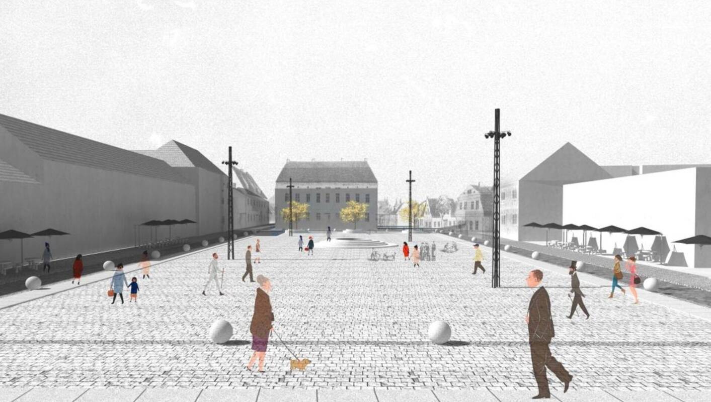 Turgaus aikštės projektas juda į priekį – gautas statybos leidimas