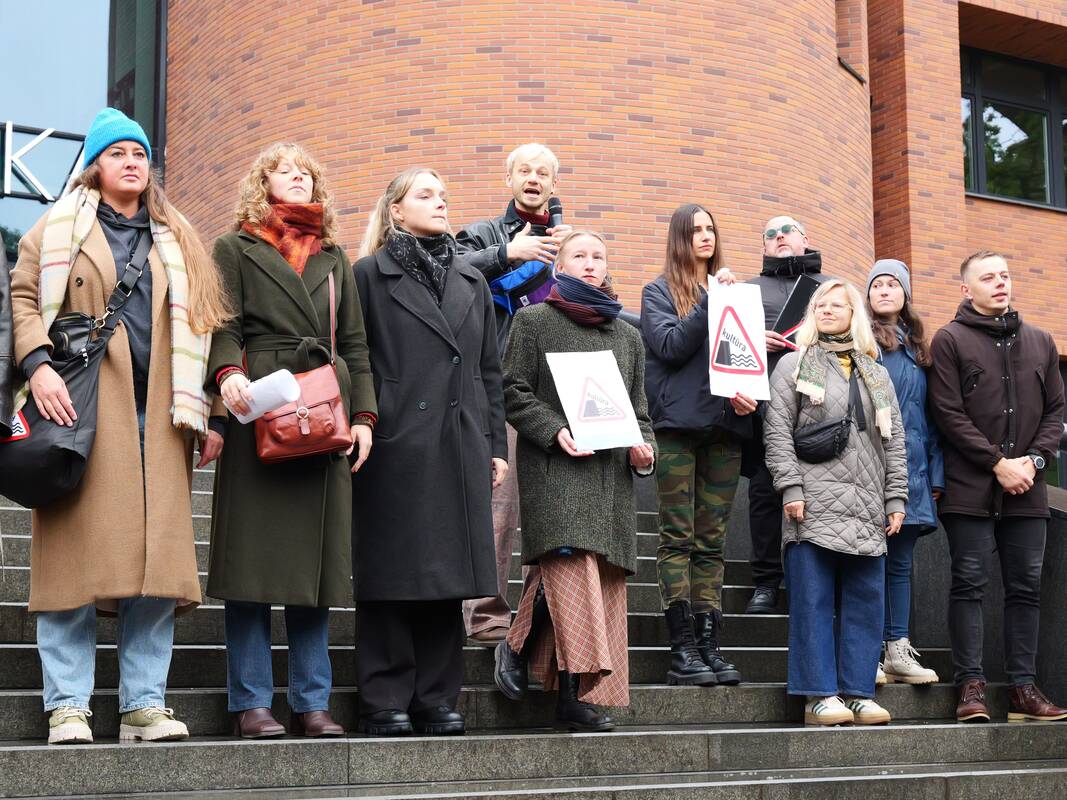 Įspėjamasis streikas Kaune: "Tai gali būti paskutinis kartas"