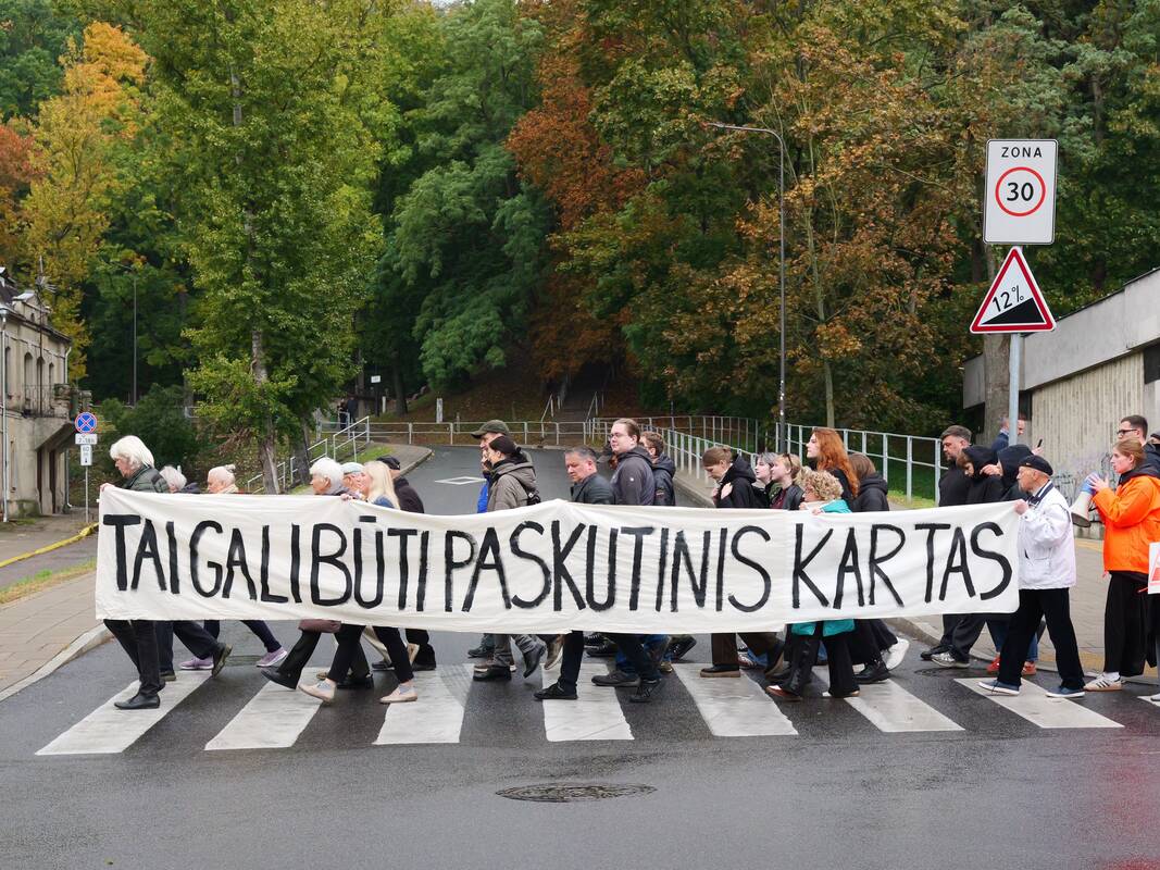 Įspėjamasis streikas Kaune: "Tai gali būti paskutinis kartas"
