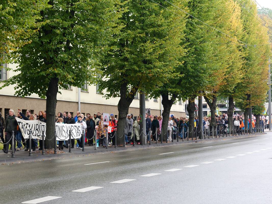 Įspėjamasis streikas Kaune: "Tai gali būti paskutinis kartas"