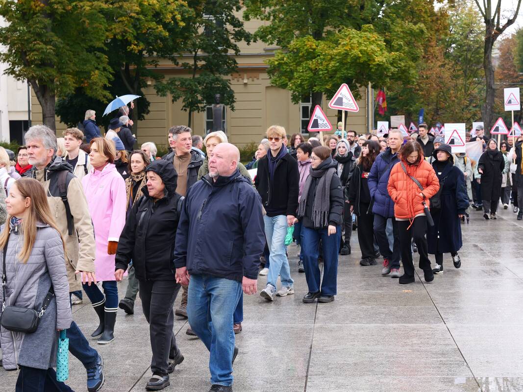 Įspėjamasis streikas Kaune: "Tai gali būti paskutinis kartas"