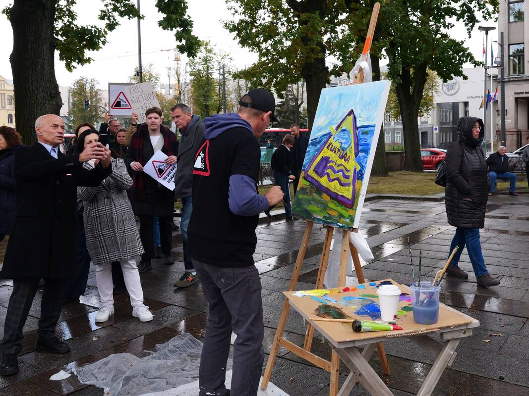 Įspėjamasis streikas Kaune: "Tai gali būti paskutinis kartas"