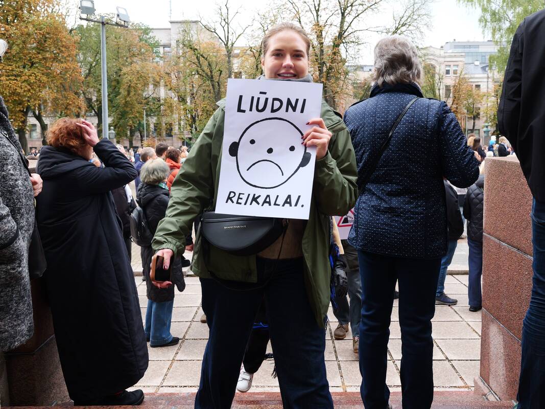 Įspėjamasis streikas Kaune: "Tai gali būti paskutinis kartas"