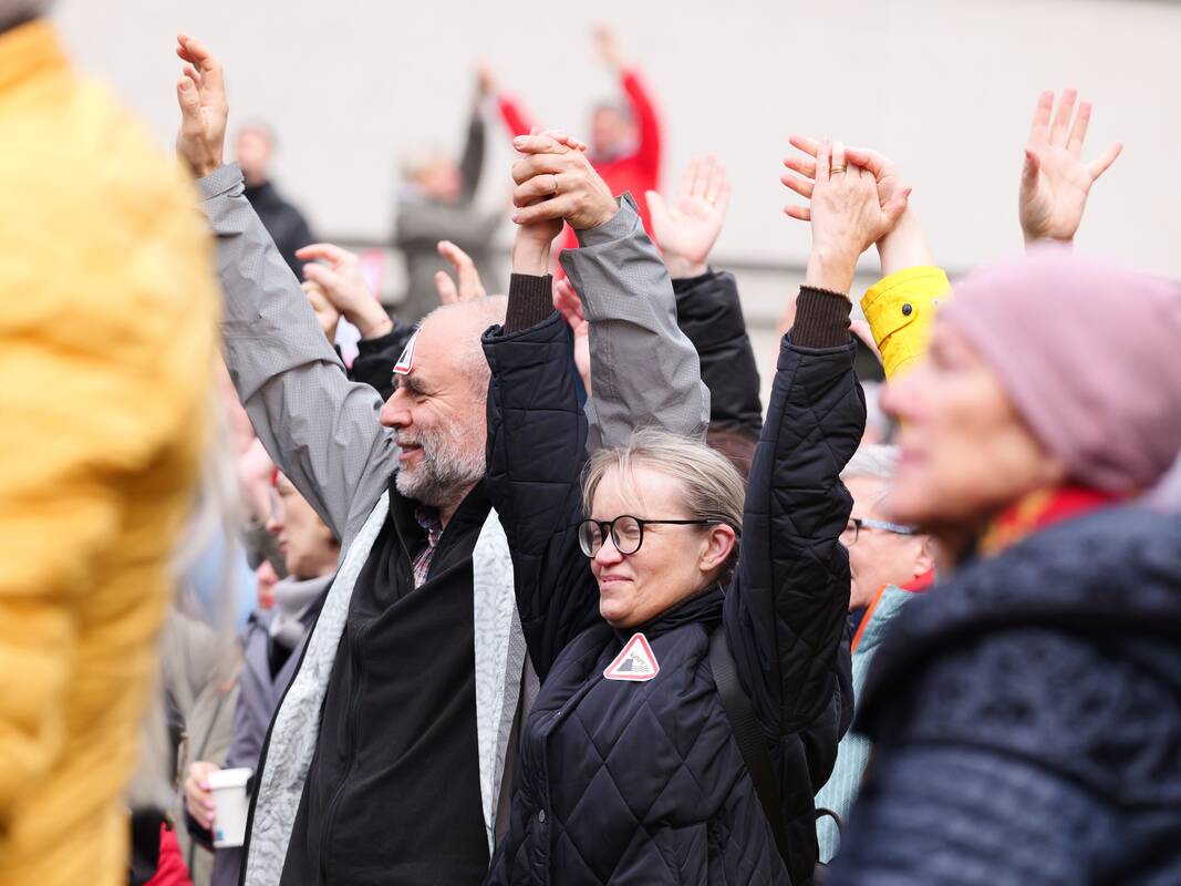 Įspėjamasis streikas Kaune: "Tai gali būti paskutinis kartas"