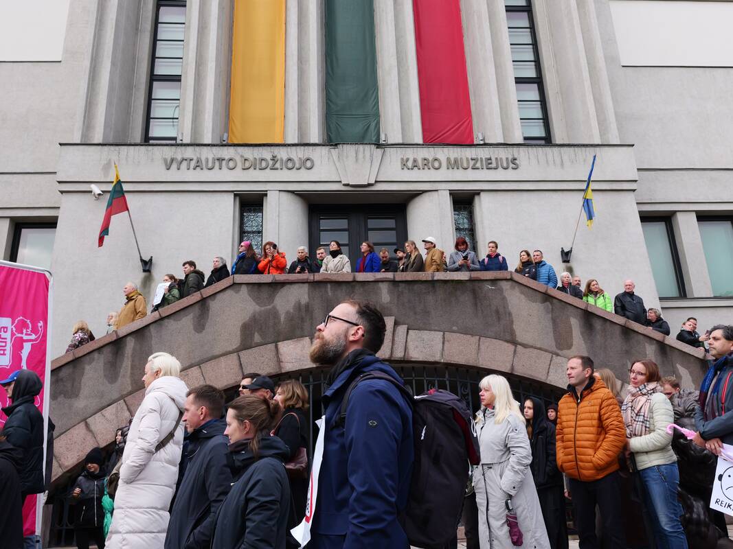 Įspėjamasis streikas Kaune: "Tai gali būti paskutinis kartas"