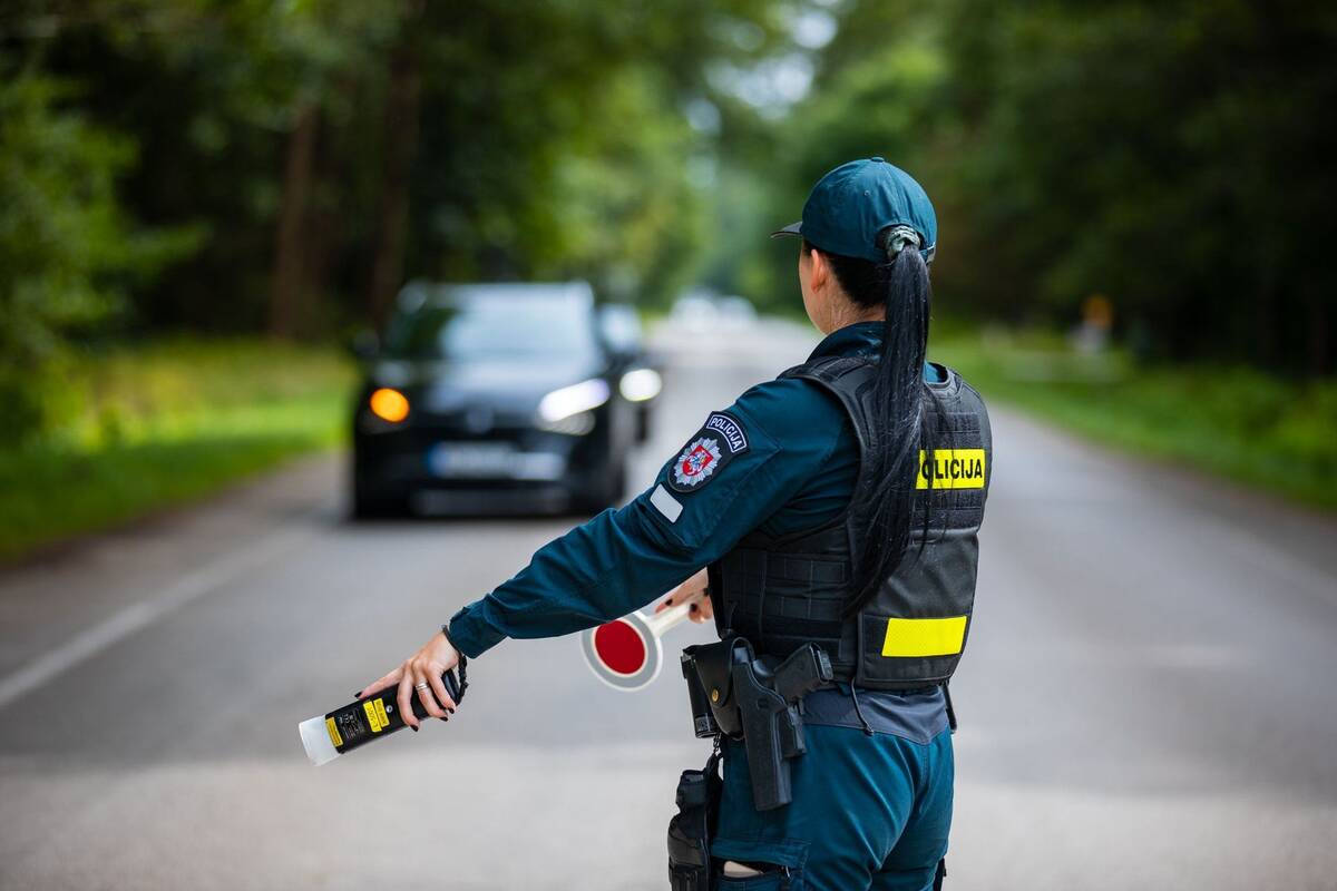 Klaipėdos pareigūnai per savaitę nustatė vienuolika neblaivių vairuotojų