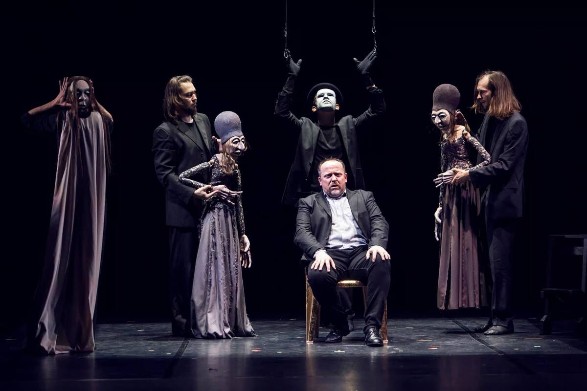 Personažai: spektaklyje atgims ir aktoriai, ir lėlės.