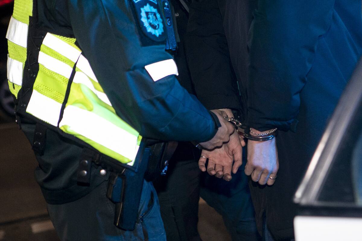 Sulaikomas girtas vyras sužalojo Kauno policijos pareigūną