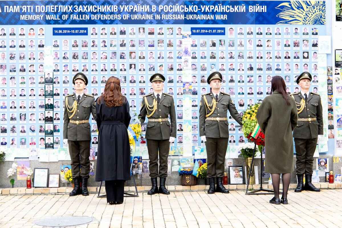 Premjerės vizitas Ukrainoje