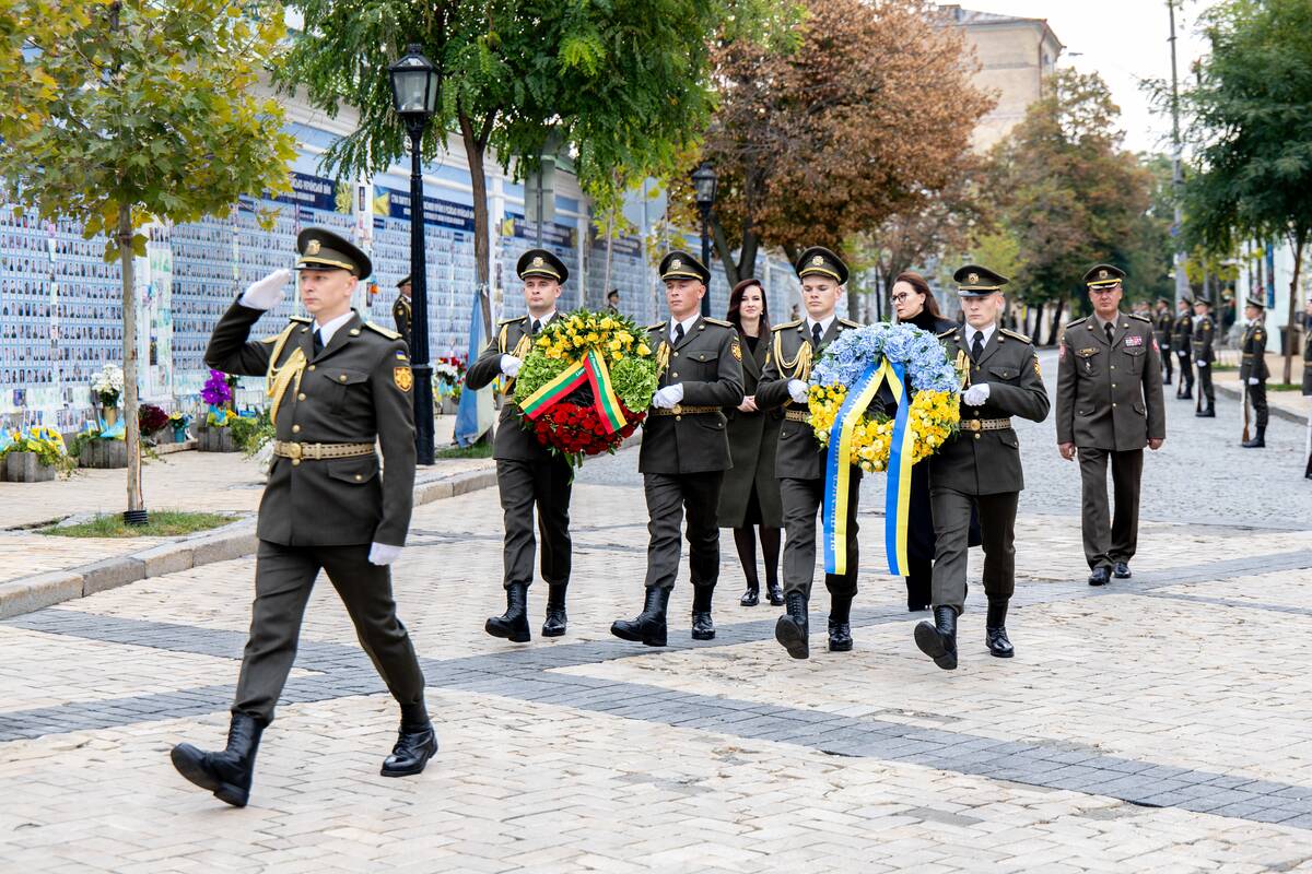 Premjerės vizitas Ukrainoje
