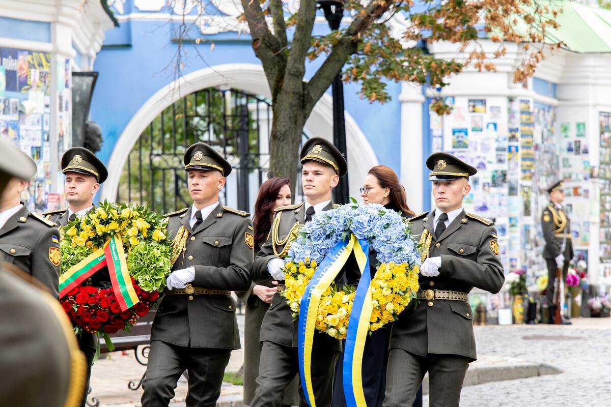 Premjerės vizitas Ukrainoje