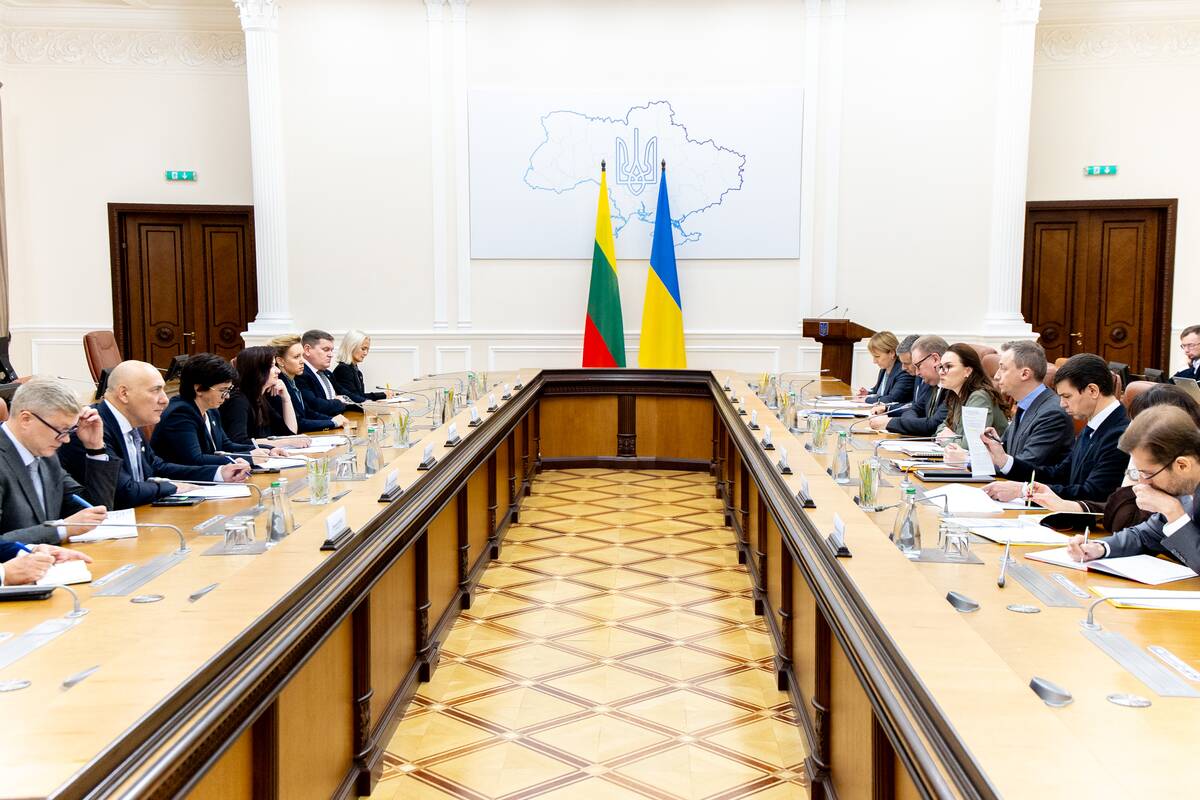 Premjerės vizitas Ukrainoje
