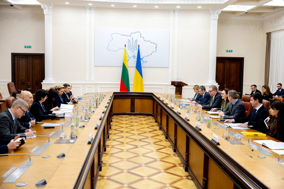 Premjerės vizitas Ukrainoje