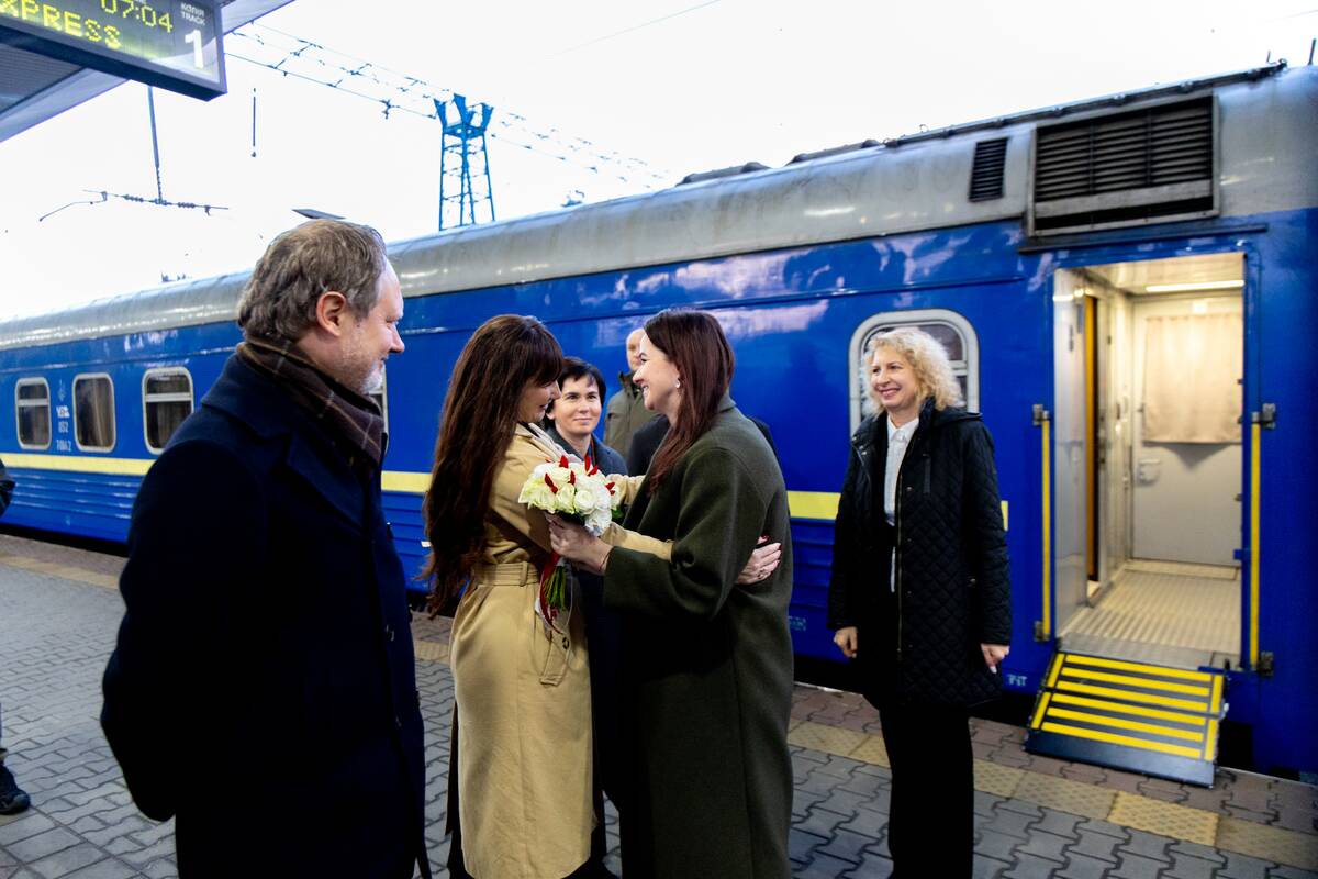 Premjerės vizitas Ukrainoje