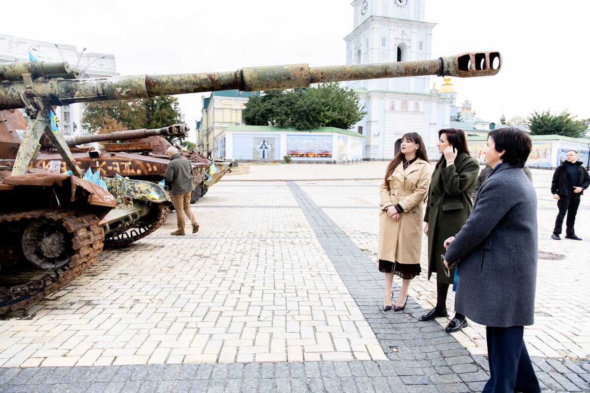 Premjerės vizitas Ukrainoje