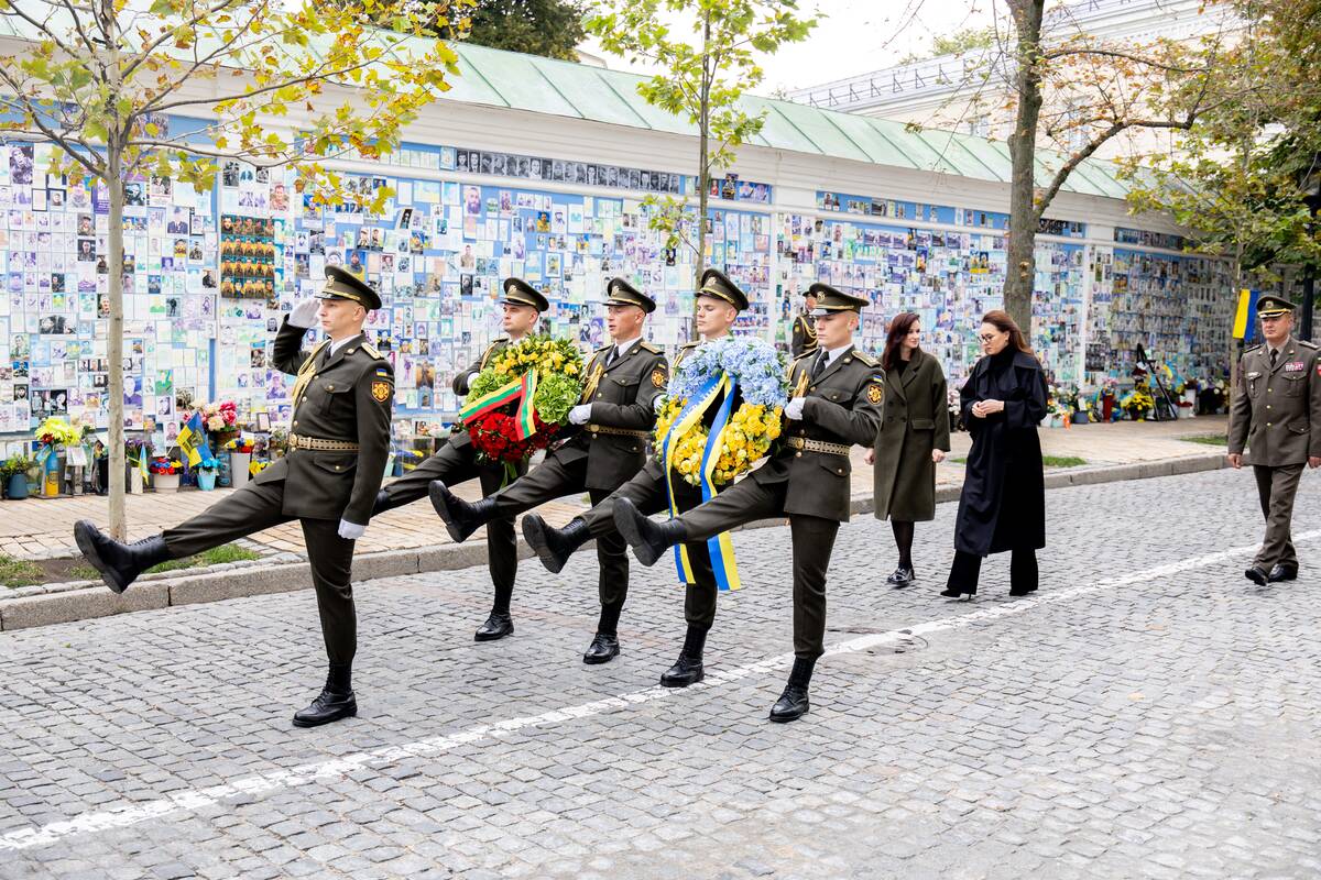 Premjerės vizitas Ukrainoje