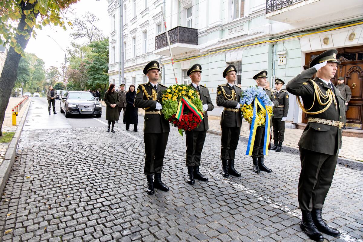Premjerės vizitas Ukrainoje