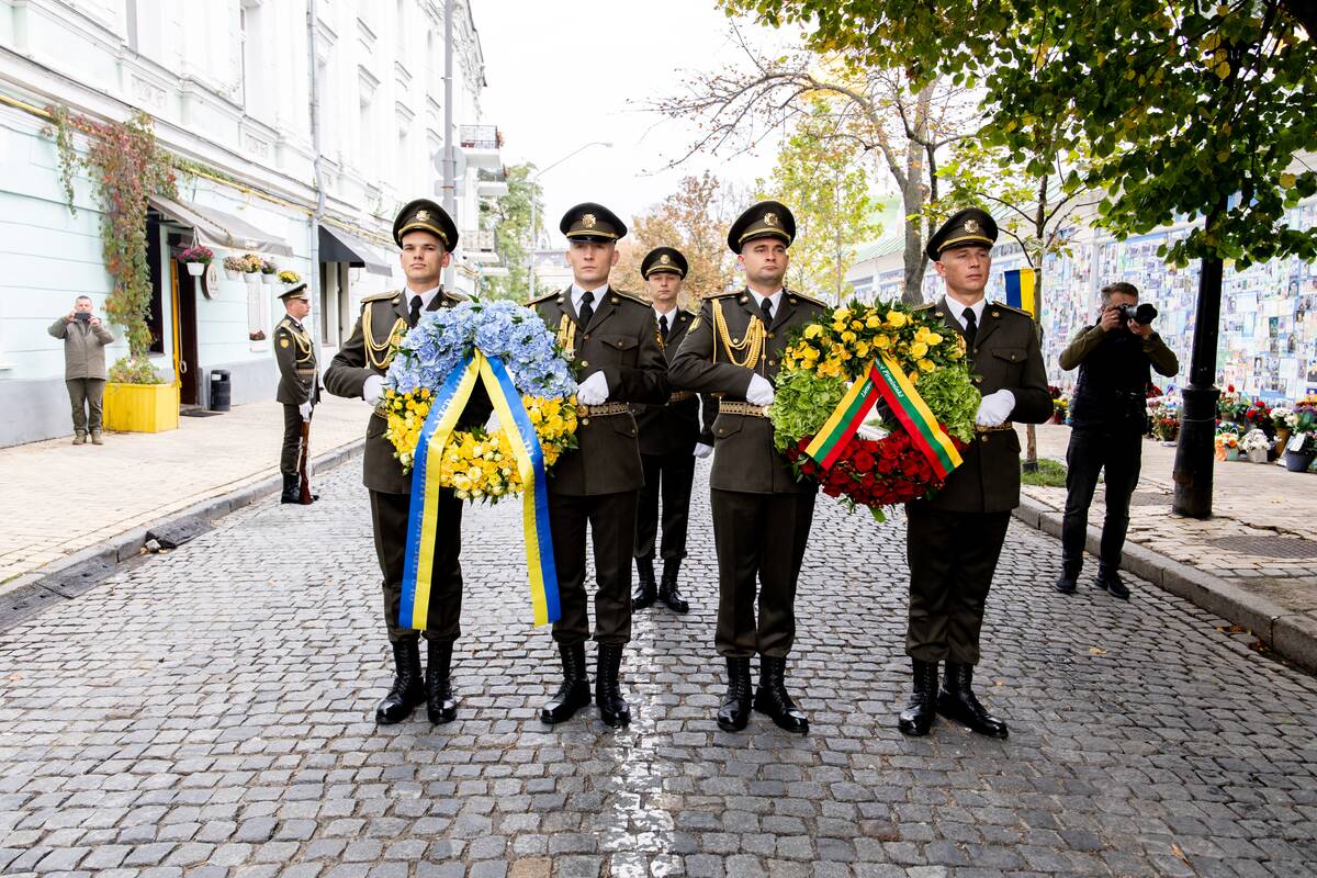 Premjerės vizitas Ukrainoje
