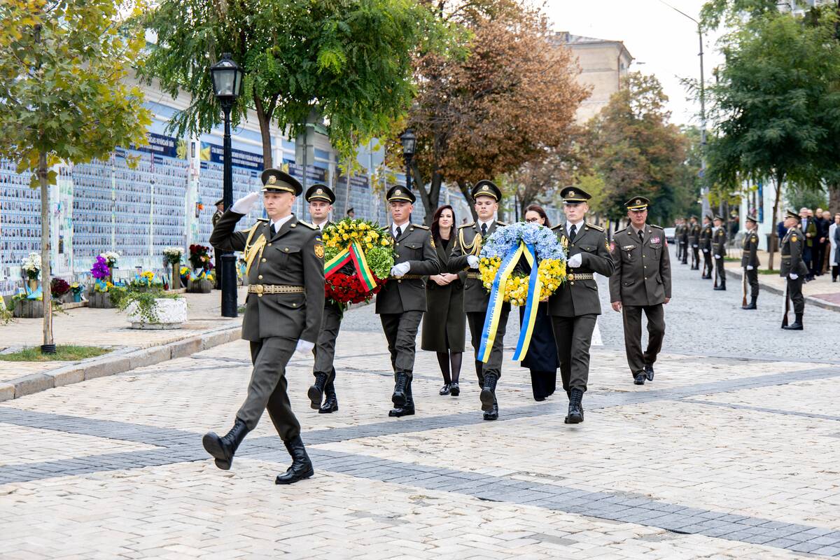Premjerės vizitas Ukrainoje