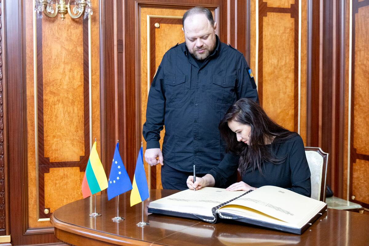 Premjerės vizitas Ukrainoje