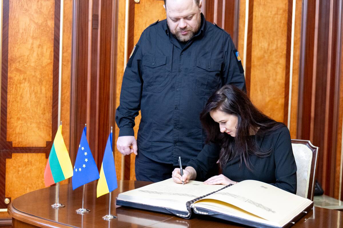 Premjerės vizitas Ukrainoje