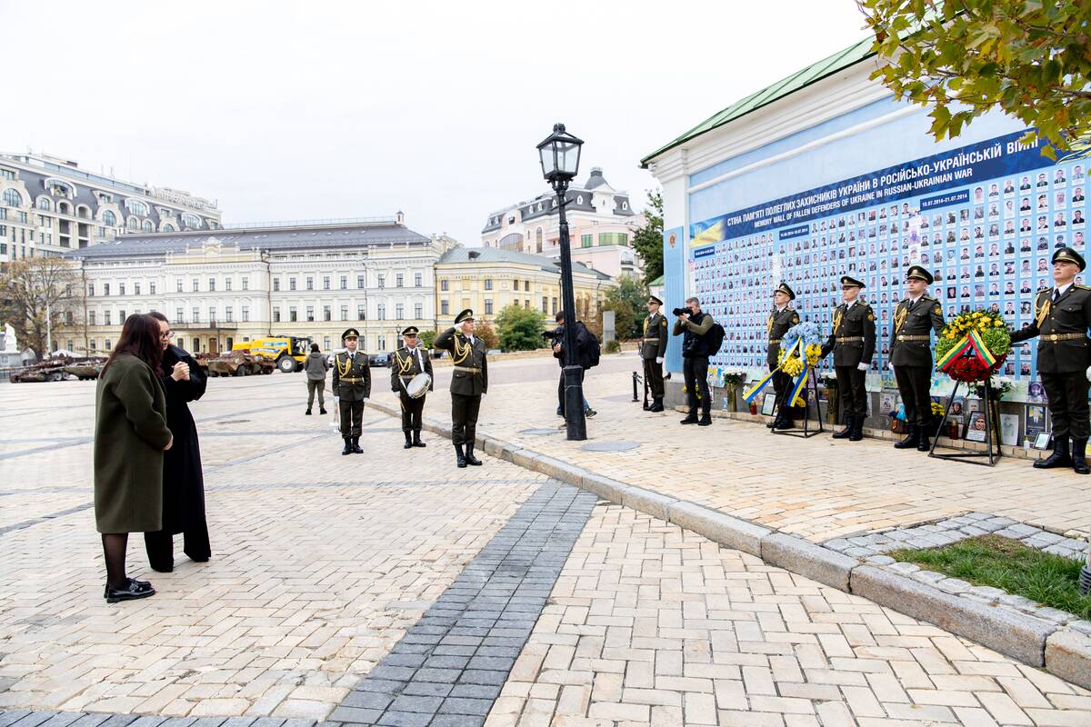 Premjerės vizitas Ukrainoje