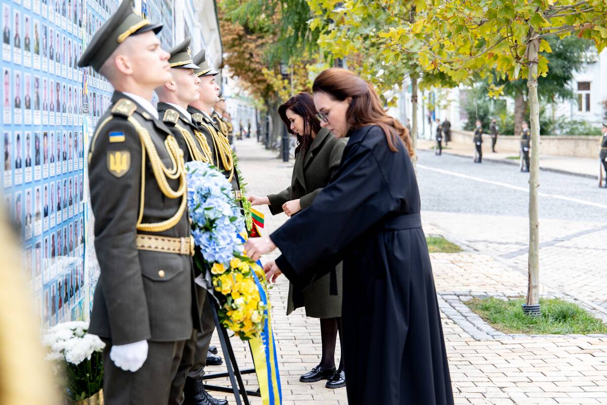 Premjerės vizitas Ukrainoje