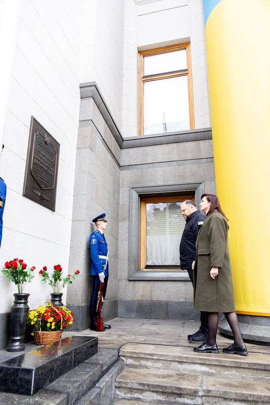 Premjerės vizitas Ukrainoje