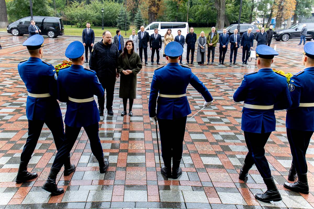 Premjerės vizitas Ukrainoje