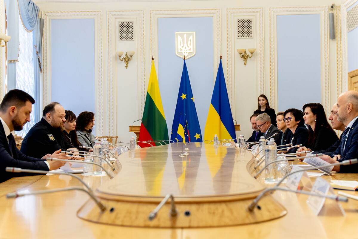 Premjerės vizitas Ukrainoje