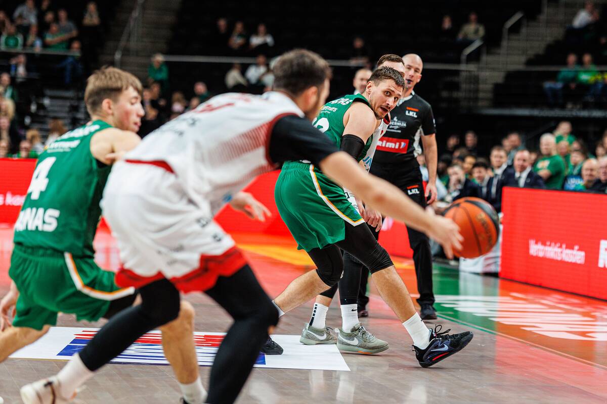 LKL rungtynėse Kaune susitiko Kauno „Žalgiris“ ir Utenos „Juventus“