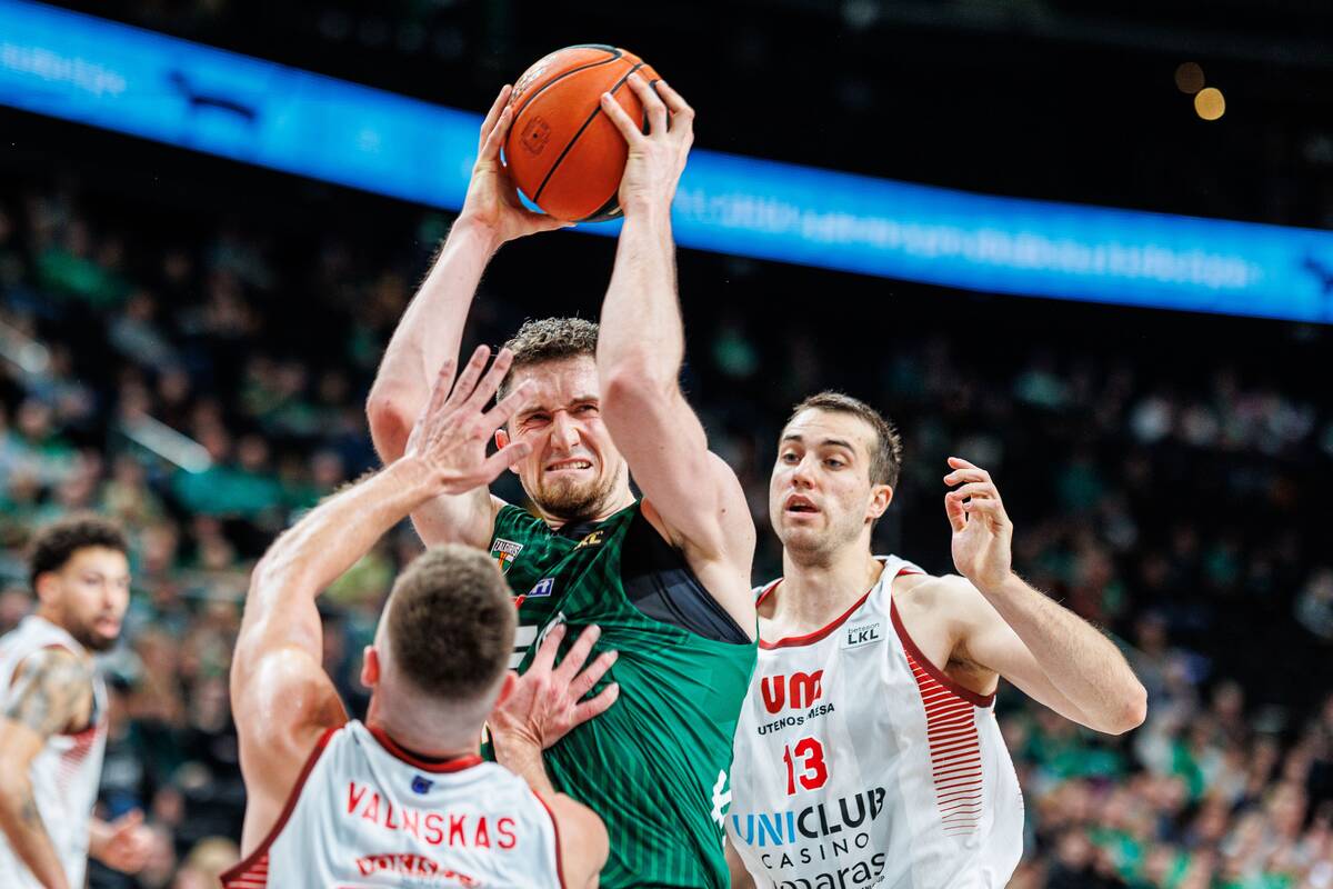 LKL rungtynėse Kaune susitiko Kauno „Žalgiris“ ir Utenos „Juventus“
