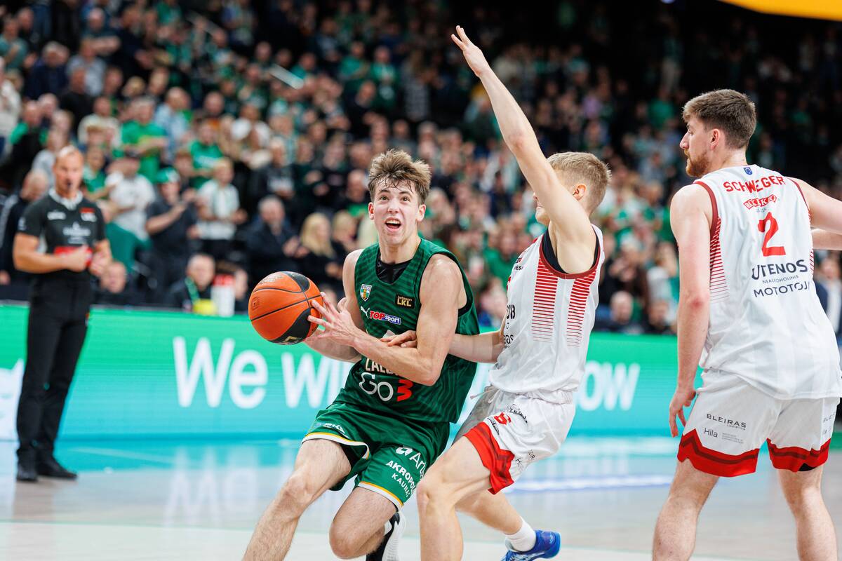 LKL rungtynėse Kaune susitiko Kauno „Žalgiris“ ir Utenos „Juventus“