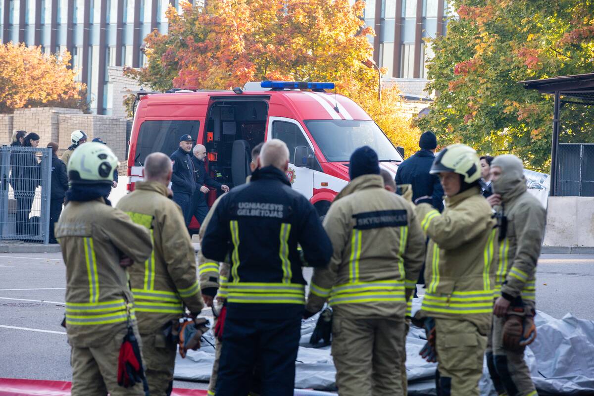 Civilinės saugos pratybos Kauno klinikose