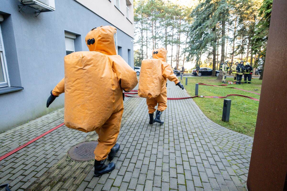 Civilinės saugos pratybos Kauno klinikose