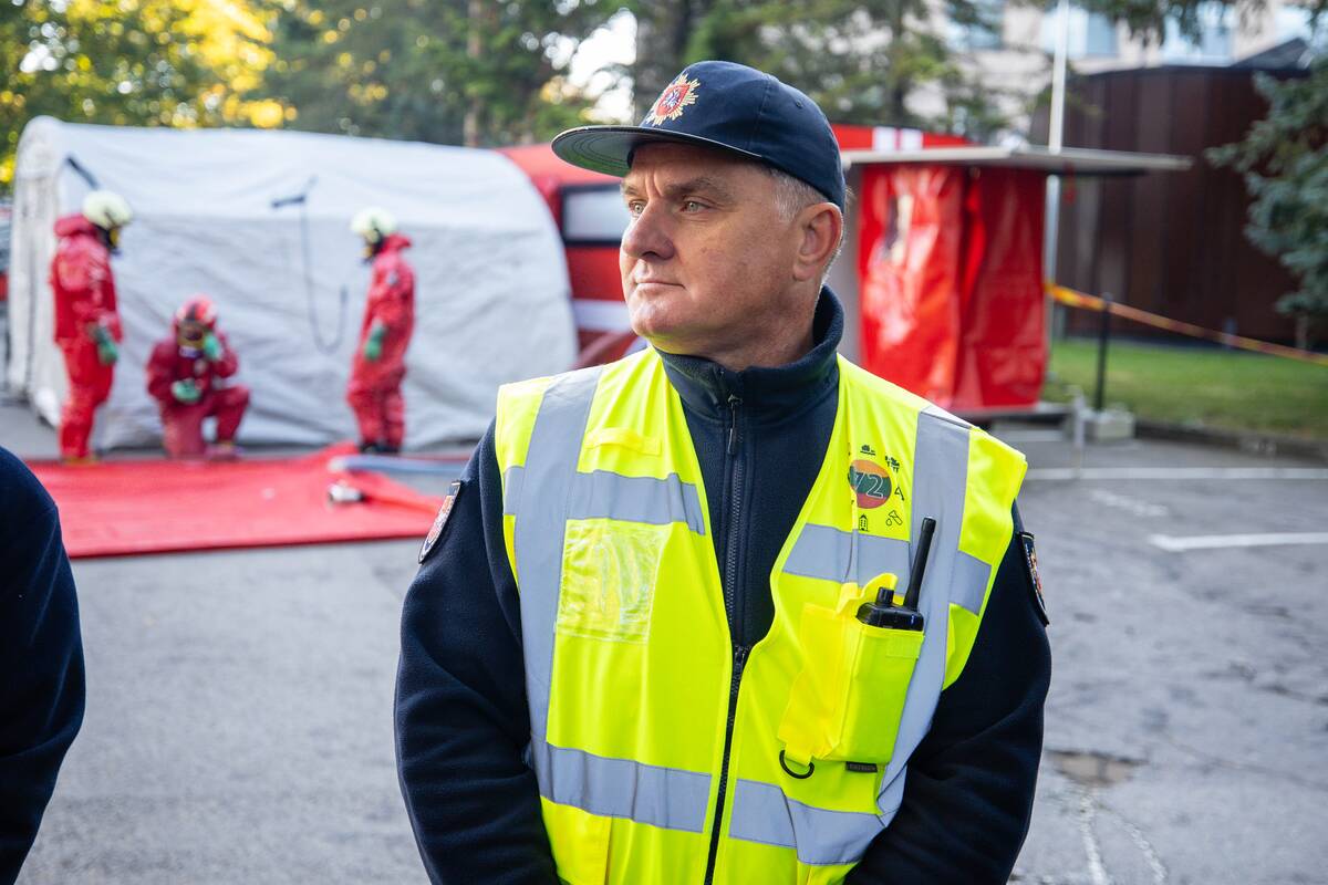 Civilinės saugos pratybos Kauno klinikose
