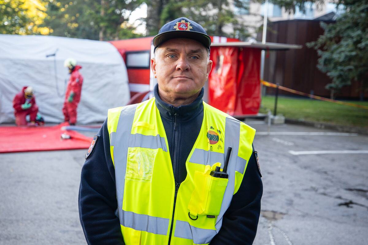 Civilinės saugos pratybos Kauno klinikose